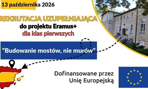 Zdjęcie do Erasmus+ rekrutacja uzupełniająca